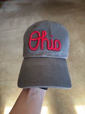 Like new - script Ohio 47 charcoal hat